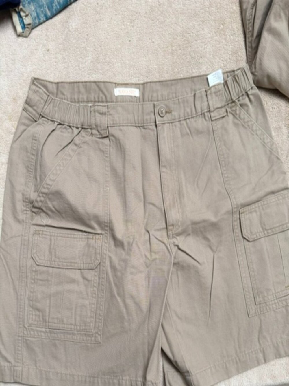 Savane Shorts - Size 40 - Color Khaki